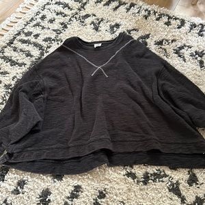 FREE PEOPLE oversized boxy sweatshirt